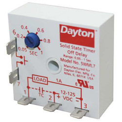 Dayton SinFunEncapTimingRelay, 125VDC, 5Pins 5WML7