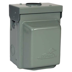 Ge Unmtr Pwr Outlet,Gng;20A,Stl,5-20R2 U010010