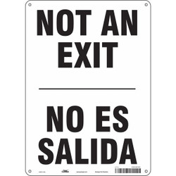 Condor Safety Sign,14 in x 10 in,Aluminum 480H96