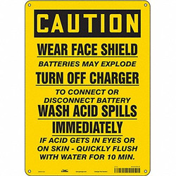 Condor Safety Sign,14 inx10 in,Aluminum 464X34