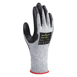 Showa VF,Coated Gloves,Gry,2XL,497D58,PR 234XXL-10-V