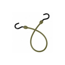 The Better Bungee J-Hook,1 1/2" W,Dark Green BBC12NMG