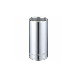 Westward Socket, Steel, Chrome, 22 mm  53YT65