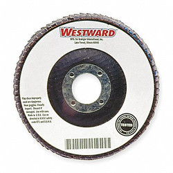Westward Arbor Mount Flap Disc,7in,40,Coarse 6NZ06