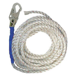 Condor Vertical Rope Lifeline,Single Snap Hook G8200T