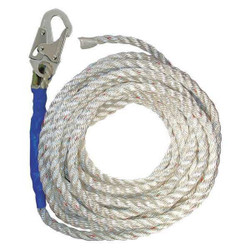 Condor Vertical Rope Lifeline,Single Snap Hook G8125T