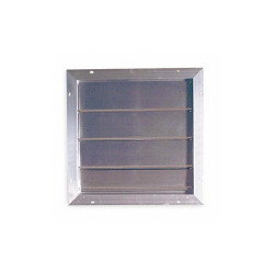 Dayton Gable Shutter,Aluminum,19 Long,19 Wide 3HHR1