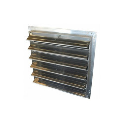 Dayton Intake Shutter,Vertical,Aluminum,36 in. SA36SW