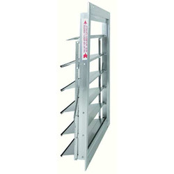 Dayton Fan Shutter,24 In,Mill Finish Aluminum 4YN17