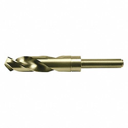 Westward Reduced Shank Drill,1-1/8",Cobalt 5TVR7