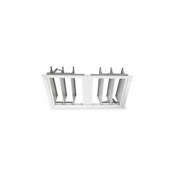 Dayton Fan Shutter,30 In,White Painted Aluminum 3C511