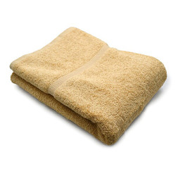 R & R Textile Bath Towel, 27x50 In, Beige,PK12 X01170