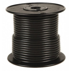 Grote Primary Wire,8 AWG,1 Cond,25 ft,Black 89-4002