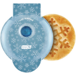 Dash 4 In. Snowflake-Print Mini Waffle Maker DMF001BS