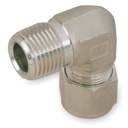 Parker Elbow, 90,Carbon Steel,A-LOKxM,1/4In 4MSEL4N-S