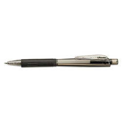 Pentel® Wow! Pencils, 0.7 mm, HB (#2), Black Lead, Black Barrel, Dozen AL407A
