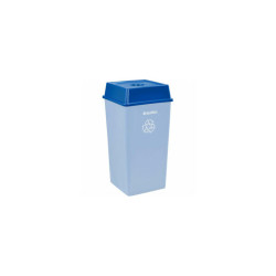 Global Industrial Bottles & Cans Recycling Lid For 35 & 55 Gallon Cans Blue