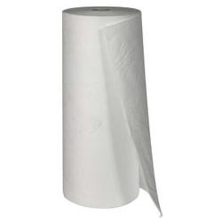 Brady Absorbent Roll,Oil-Based Liquids,White ENV150