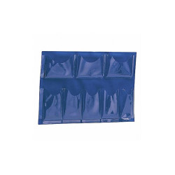 First Aid Only Replacement Pockets,9"H,15"W,Blue M5061