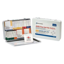 First Aid Only FirstAidKit w/House,146pcs,9 7/8x2.75"  90700