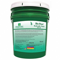 Renewable Lubricants Biodegradable Hydraulic Oil,5 Gal,ISO 68 80844
