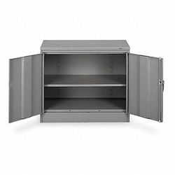 Tennsco Storage Cabinet,30"x36"x18",MdGry,2Shlv 1430 GRAY