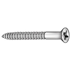 Manufacturer Varies Flat Hd Wood Scrw,Brass,#10,1.75"L,PK100 U49876.019.0175