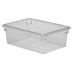 Cambro Food Storage Box,26 in L,Clear,PK4 CA18269CW135