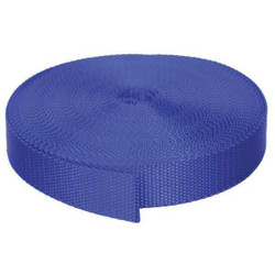 Bulk-Strap Webbing,Nylon,3/4" W,Blue N34051BL