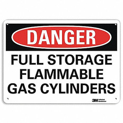 Lyle Danger Sign,7 in x 10 in,Aluminum U3-1524-RA_10X7
