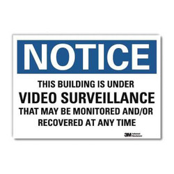 Lyle Notice Sign,7inx10in,Reflective Sheeting U5-1548-RD_10X7