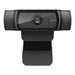 Logitech® C920e Hd Business Webcam, 1280 Pixels X 720 Pixels, Black 960-001384