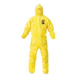 KleenGuard™ COVERALL,CHEM,LG,12/CT,YL KCC09813