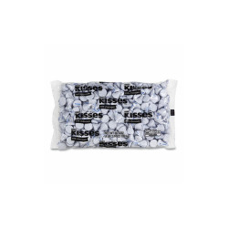 Hershey®\\'s KISSES, Milk Chocolate, White Wrappers, 66.7 oz Bag 13314
