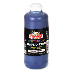 Prang® Ready-To-Use Tempera Paint, Violet, 16 Oz Dispenser-Cap Bottle X21606