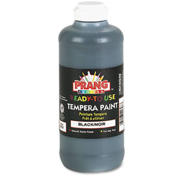 Prang® Ready-To-Use Tempera Paint, Black, 16 Oz Dispenser-Cap Bottle X21608