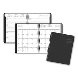 AT-A-GLANCE® PLANNER,CONTMP,MD,LTBLK 7054XL05