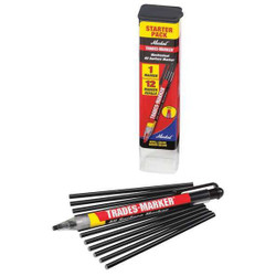 Markal Paint Marker, Permanent, Black 96133