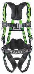 Honeywell Miller Full Body Harness,AirCore,S/M  AC-TB-BDP/S/MGN