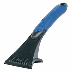 Subzero Ice Scraper,7 in. L,Plastic Grip,Blue 15511