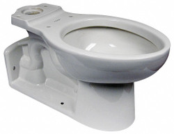 American Standard Toilet Bowl,Elongated,Floor w/BackOutlet  3703001.020