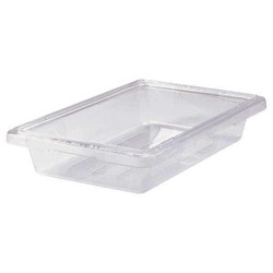 Rubbermaid Commercial Food/Tote Box,26 in L,Clear  FG330600CLR