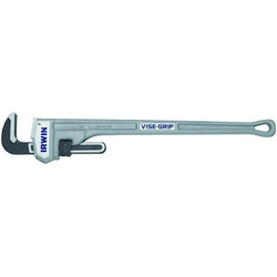 Vise-Grip Cast Aluminum Pipe Wrench, 36 in, Drop Forged Steel Jaw
