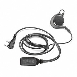Earphone Connection Light Duty Speaker Earhook Clip-On,Black  EP201