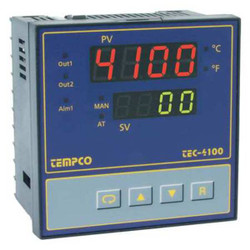Tempco Temp Ctrl,90-250VAC,1/4Din,(1)4-20mA TEC56019