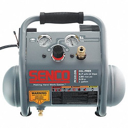 Senco Finish/Trim Air Compressor,1 gal.,1/2 HP PC1010N