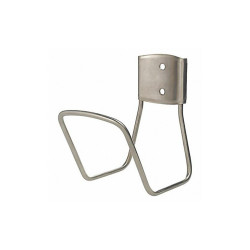 Westward Garden Hose Hanger,SS,5 1/4 in W,Silver 48PG06