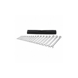 Westward Combo Wrench St,Steel,Full Polish,Offset 54DF96