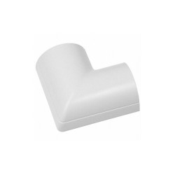 D-Line 90 Degree Flat Elbow,PVC FLFB5025W