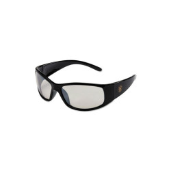 Elite Safety Glasses, Indoor/Outdoor Polycarbonate Lens, Uncoated, Black, Nylon